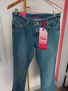Hula Star Women's Medium Blue Boot Cut Jeans
